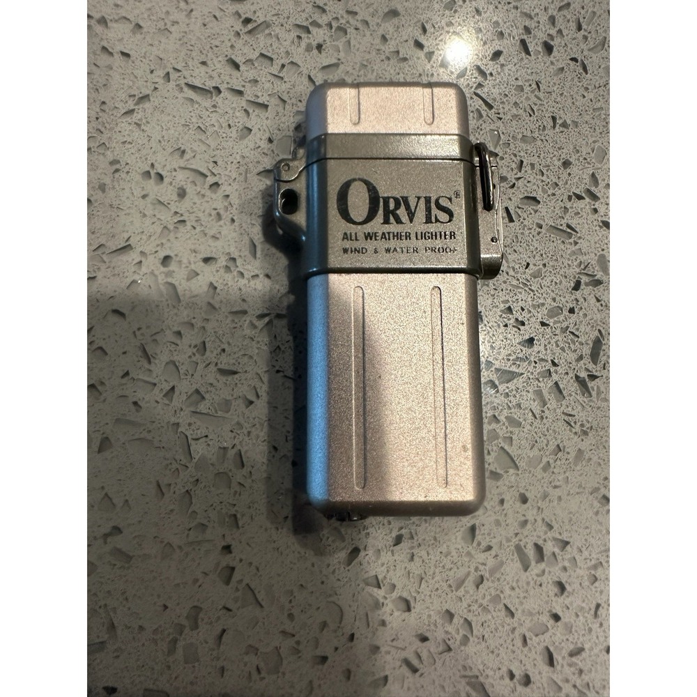 Vintage Collectible Orvis Wind/waterproof Torch Lighter EMPTY. Tested/Working
